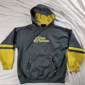 World Industries Boys Medium Black Yellow Pullover Hoodie Long Sleeve Winter